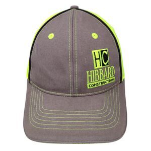 HC Hibbard Construction Strapback Hat Multi OSFA Embroidered Colorblock